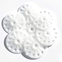 Hawkeng (100 PCS) Polipropileno Fijación Arandelas 60 mm para EPS- XPS- Rockwool- Fibra de Vidrio- Suave Juntas de…